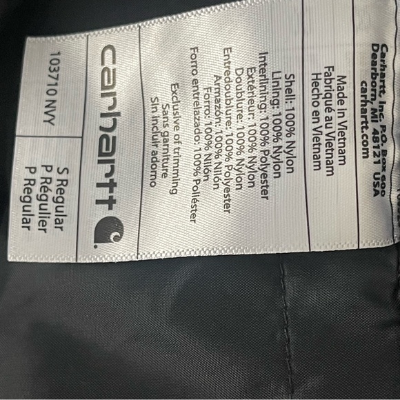 Carhartt Insulated Men’sWaterproof Shoreline Storm Defender Pants in blue Small. - Picture 5 of 12